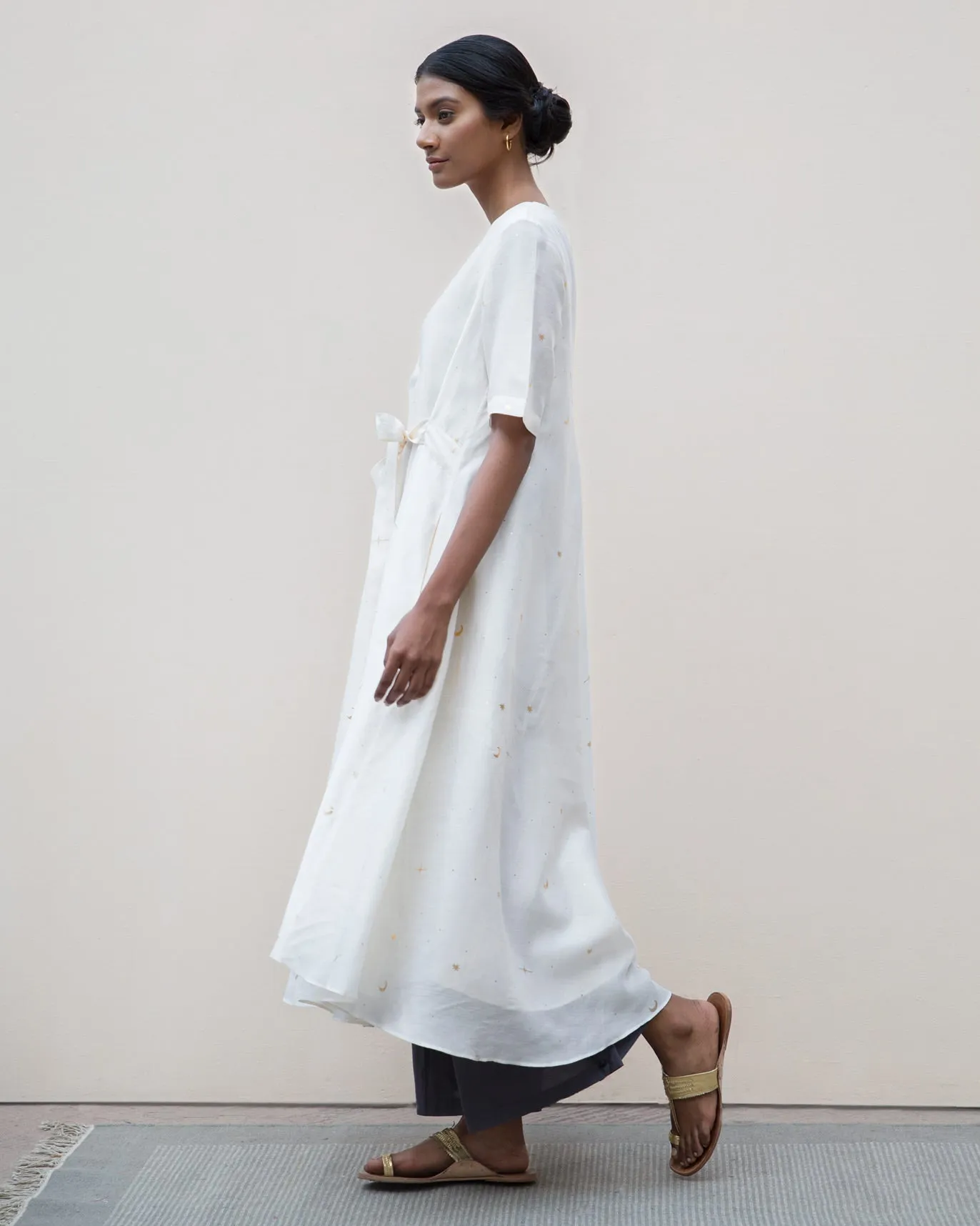 A-line Kurta - Ivory
