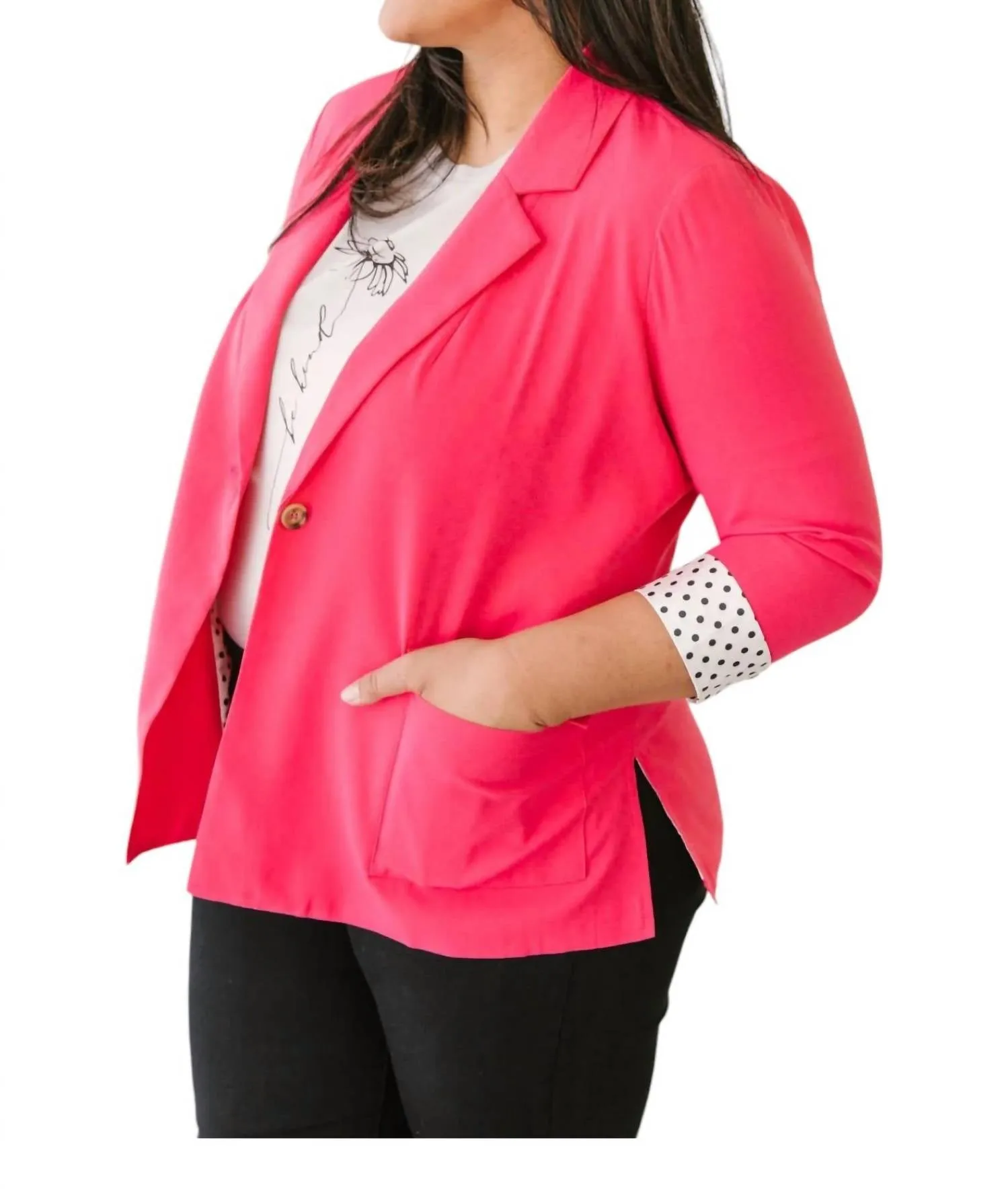 Andree By Unit - Pop of Polka Blazer