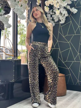 Animal print sport pants