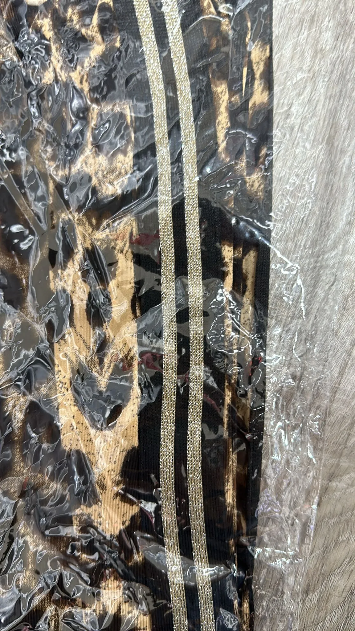 Animal print sport pants