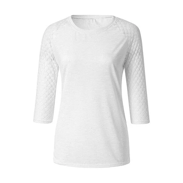 Casual Lace T-Shirts