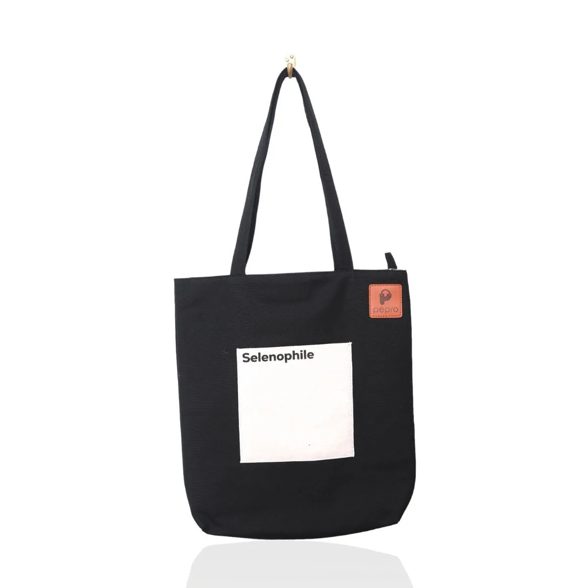 Gadgets Safe Tote Bag | Cotton | Padded | Utility | Spacious | Everyday Bag | "Selenophile"
