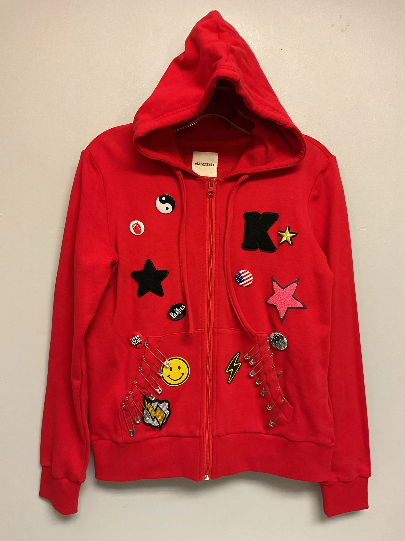 KENGSTAR Size 14 Red Cotton Big Girls Sweaters & Vests