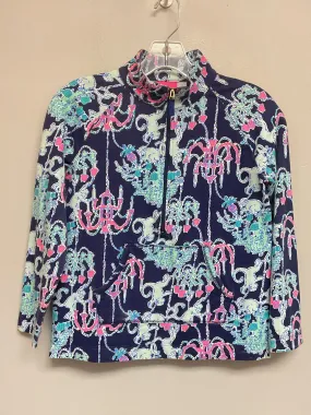 Lilly Pulitzer Size 12 Navy Cotton Big Girls Sweaters & Vests