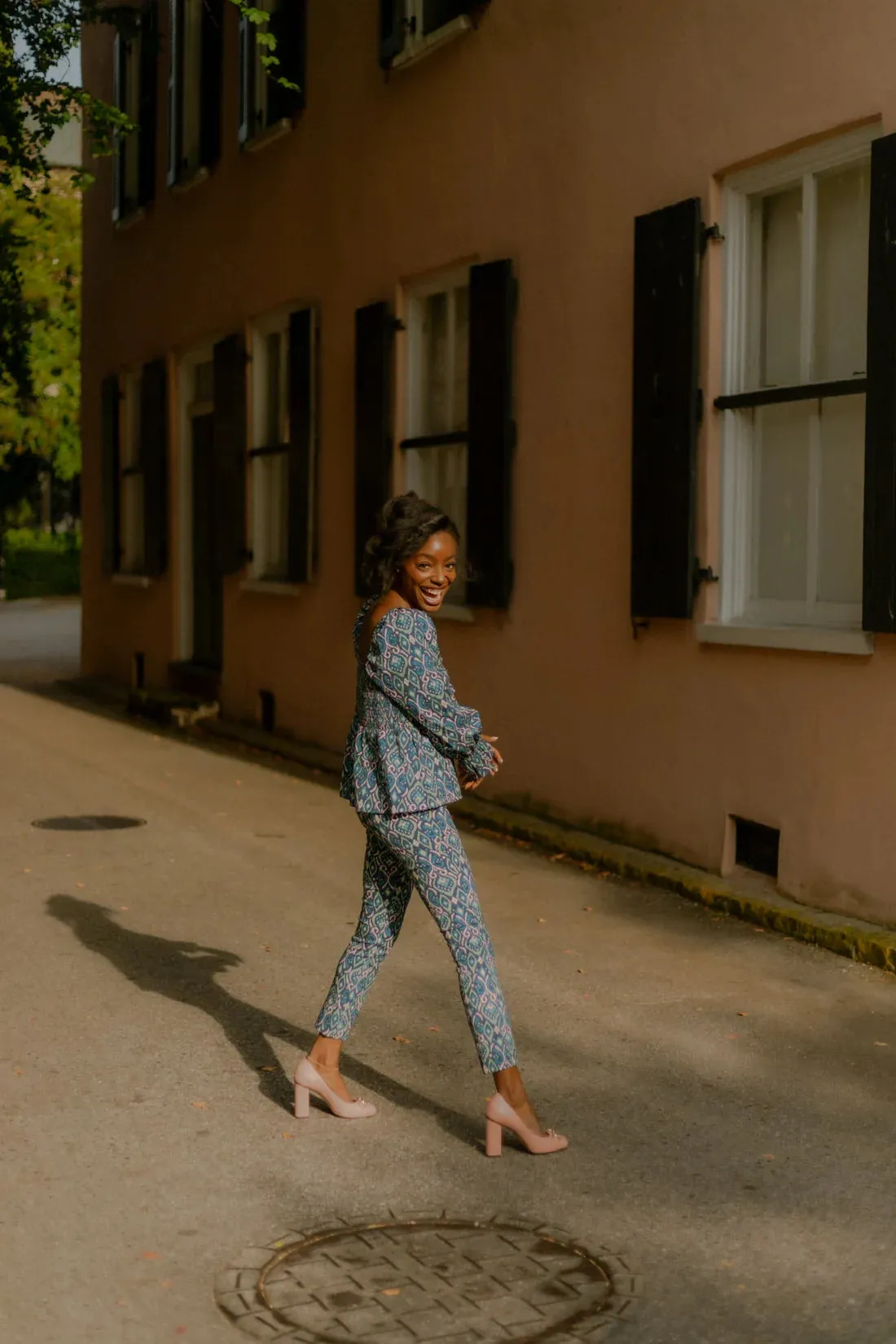 Printed Stretch Pants - FINAL SALE
