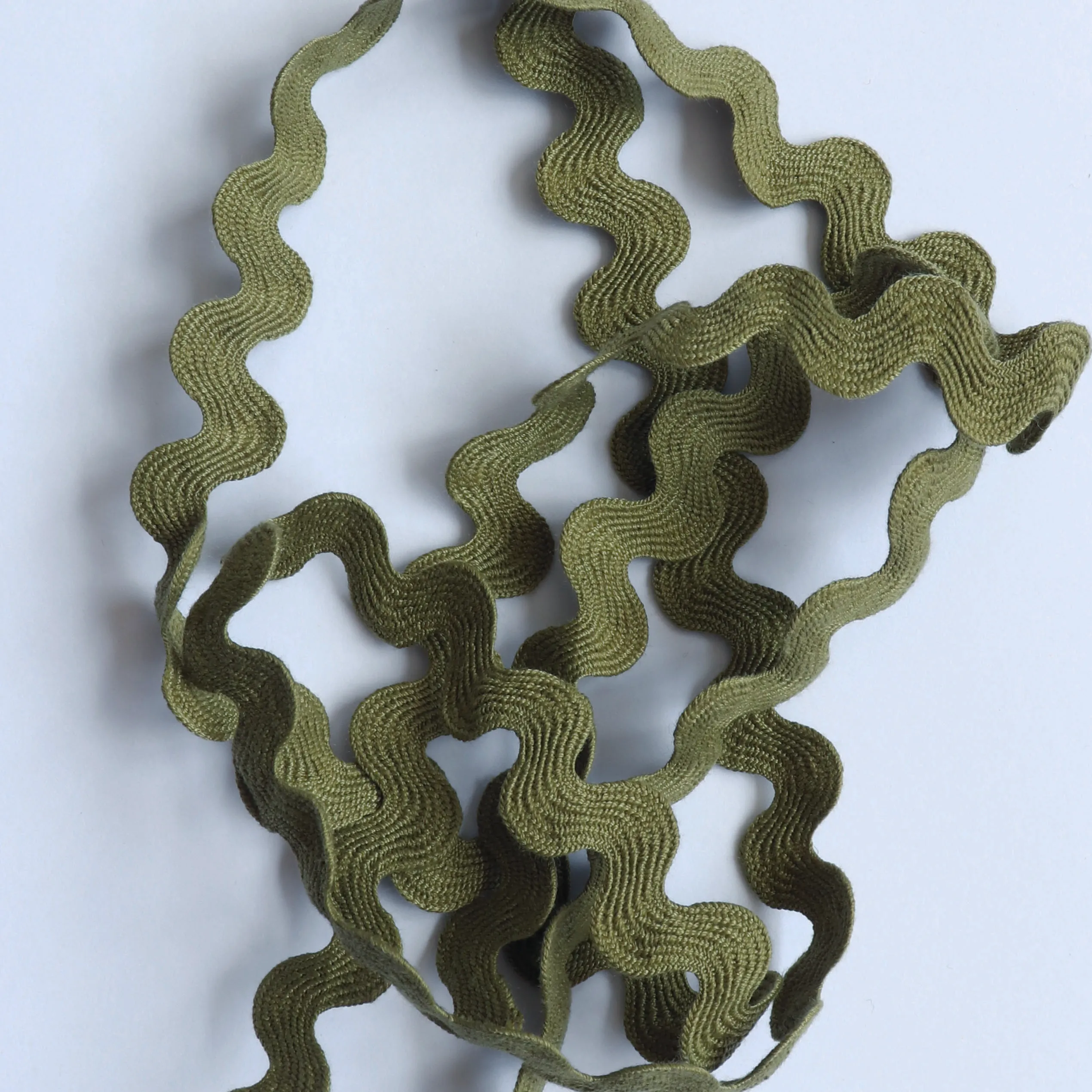 Ric Rac - 15mm - Moss Green